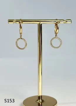 Серьги S153 из золота