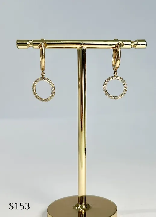 Серьги S153 из золота