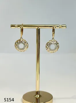 Серьги S154 из золота