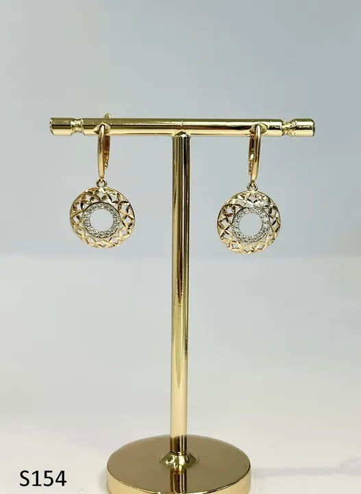 Серьги S154 из золота