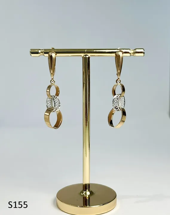 Серьги S155 из золота