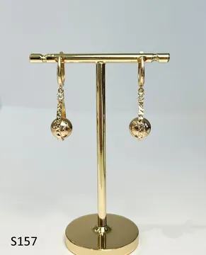 Серьги S157 из золота