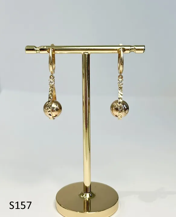 Серьги S157 из золота