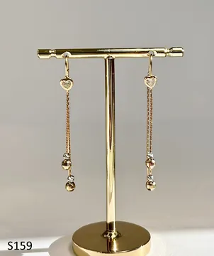 Серьги S159 из золота