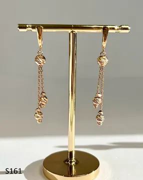 Серьги S161 из золота