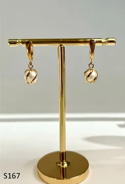 Серьги S167 из золота