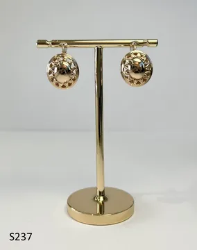 Серьги S237 из золота