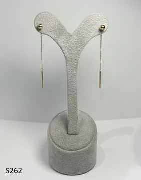 Серьги S262 из золота