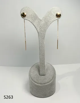Серьги S263 из золота