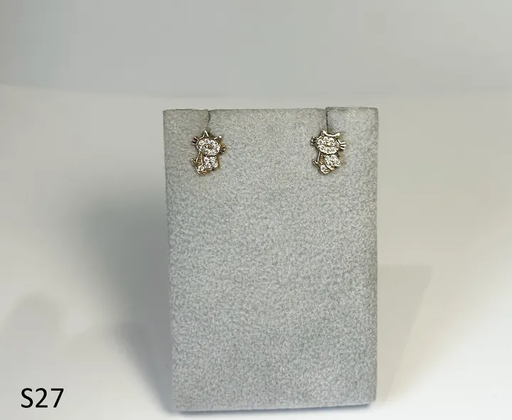 Серьги S27 из золота