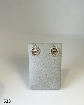 Серьги S33 из золота