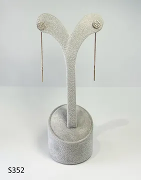 Серьги S352 из золота