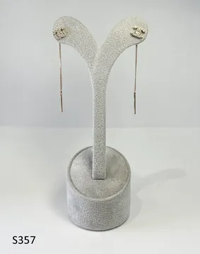 Серьги S357 из золота