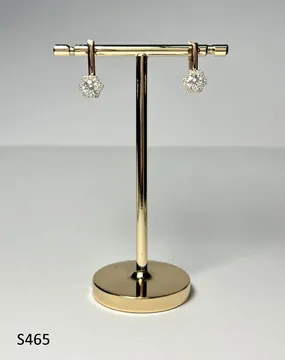 Серьги S465 из золота