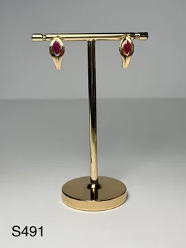 Серьги S491 из золота