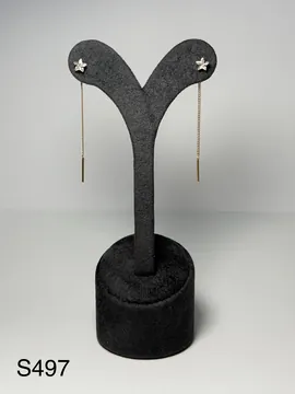 Серьги S497 из золота