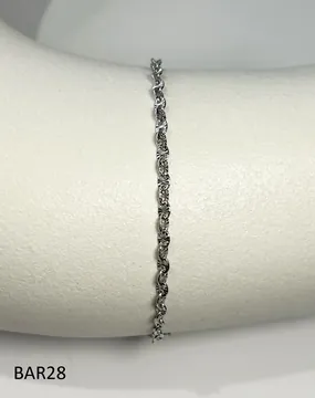 Bracelet BAR28 in silver